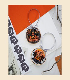 Festive Halloween Bead Embroidery