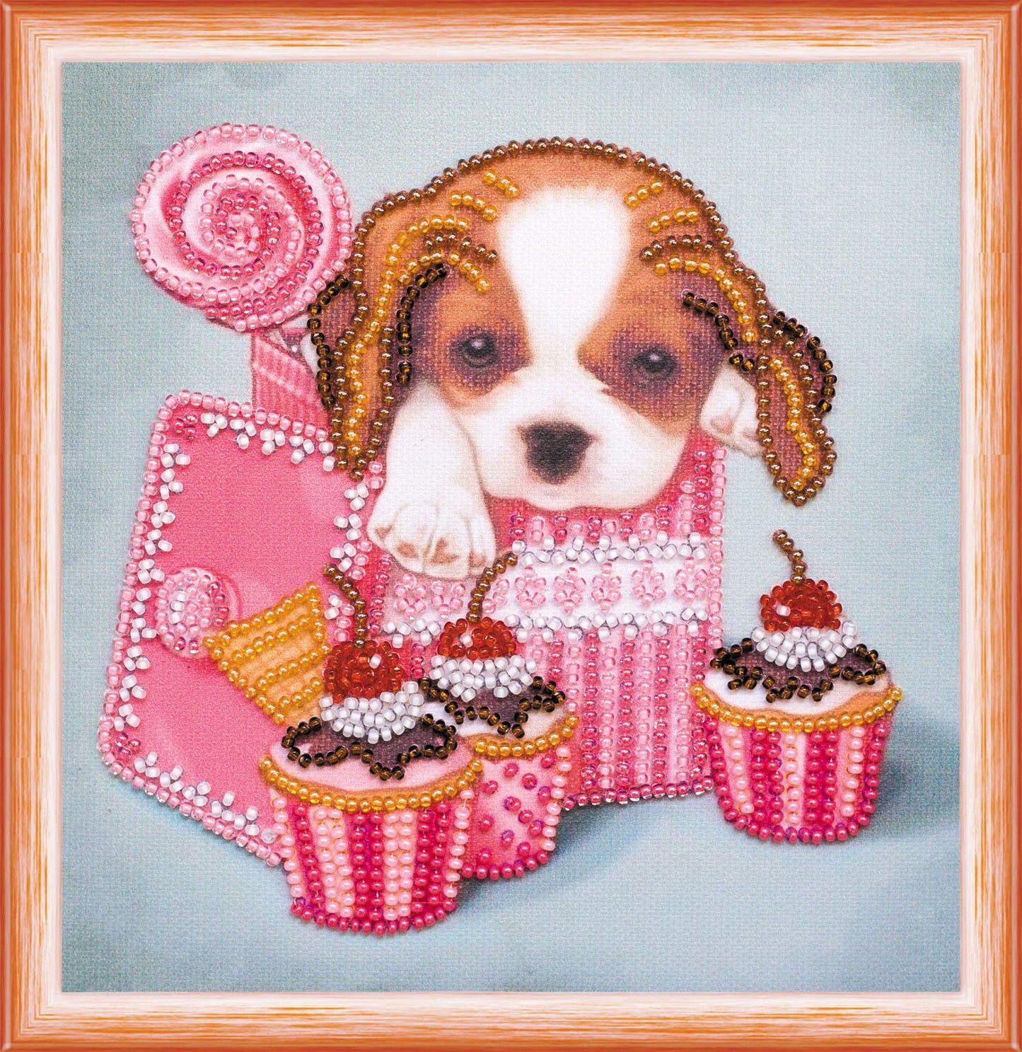 Sweet Joy Puppy Bead Embroidery