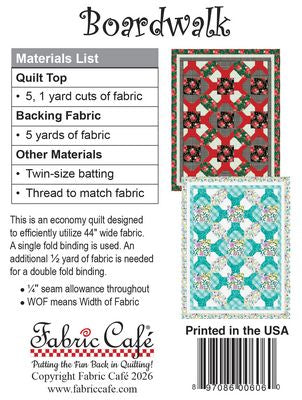 Boardwalk 5-Yard Quilt Pattern