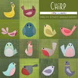Chirp Easy Applique Pattern