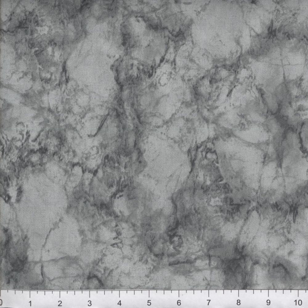 Quilt Back - 108" - Marble Tonal Light Gray