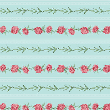 Cottage Market Stripe Aqua