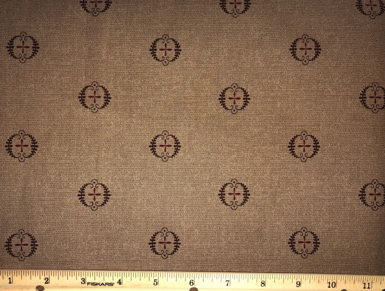 Velvet Medallion Brown