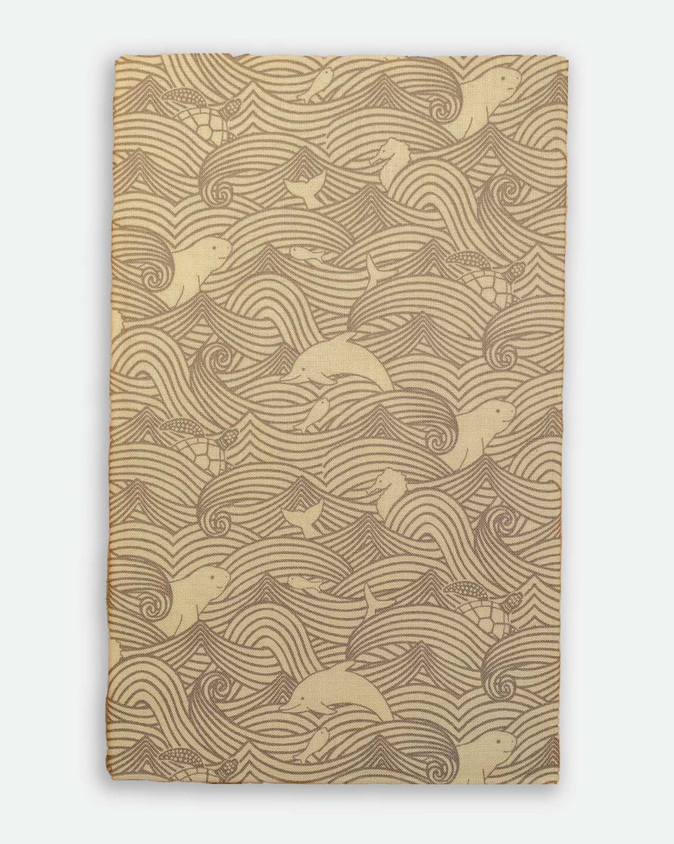 Marine Life Waves Yellow