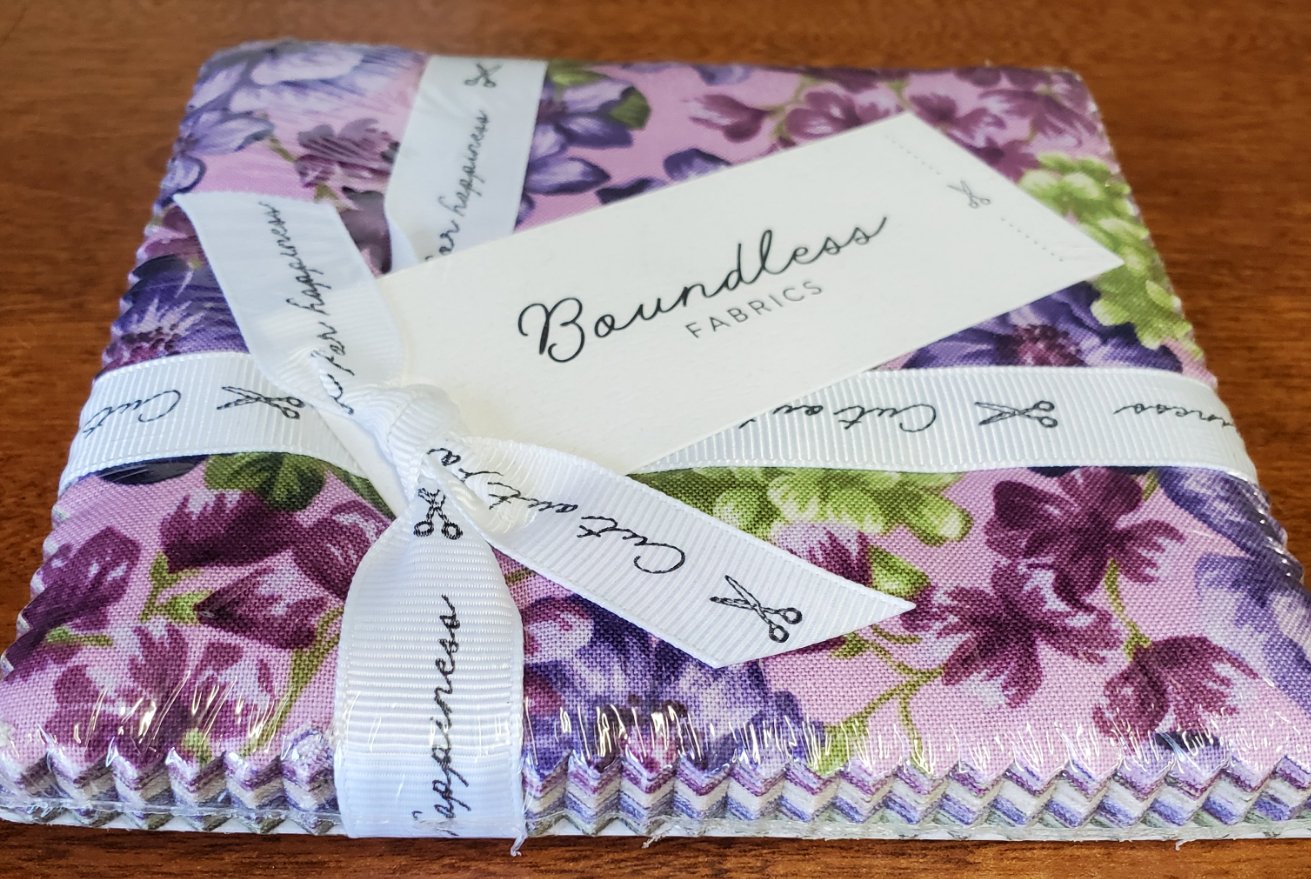Charm Pack - Boundless Violette Collection - 5 in x 5 in