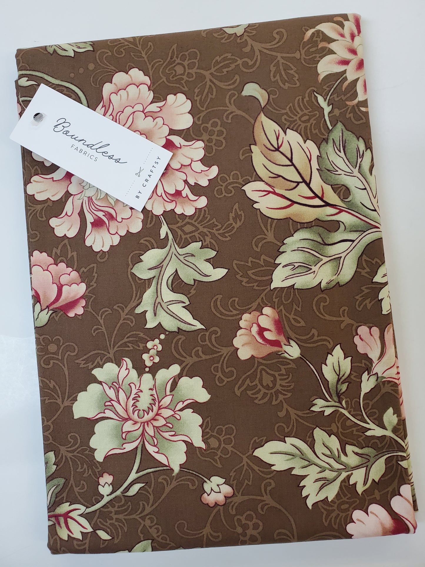 Cour de Fleur Floral Brown