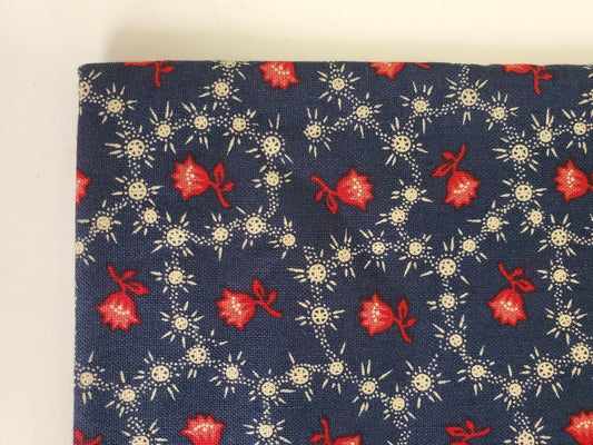 Heritage Home Floral Dots Navy