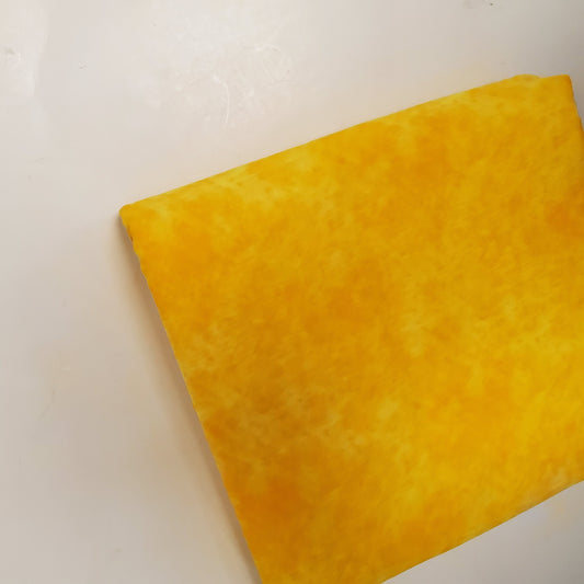 Quilt Back - 108" - Grunge Paint Yellow