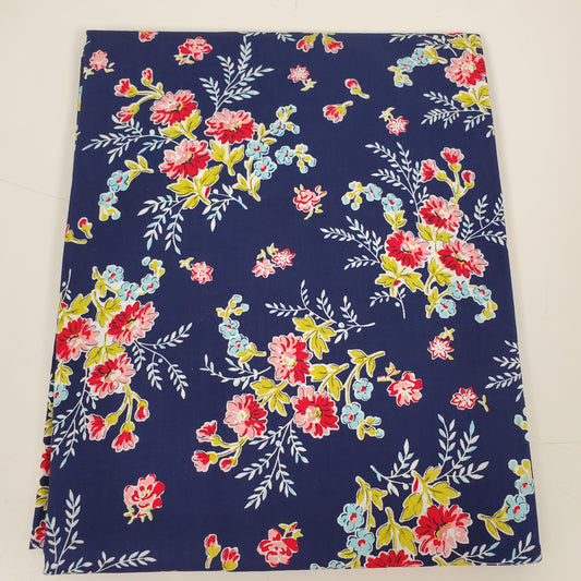 Floral Shoppe Main Floral Navy