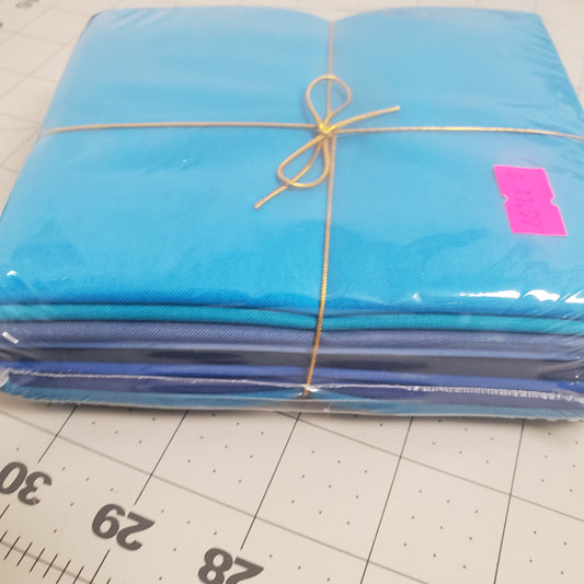 Fat Quarter Bundle 8 Pieces - Blue Spectrum