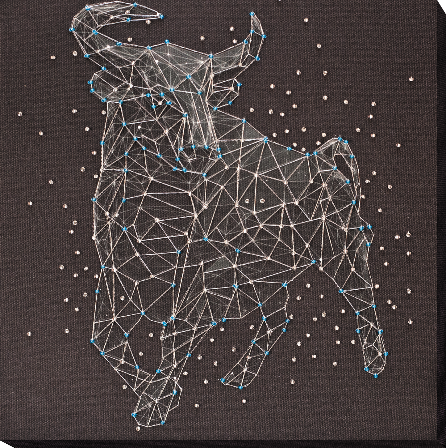 Constellation Taurus Bead Embroidery