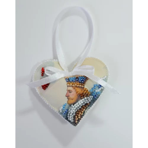 Majestic Love Ornament Bead Embroidery