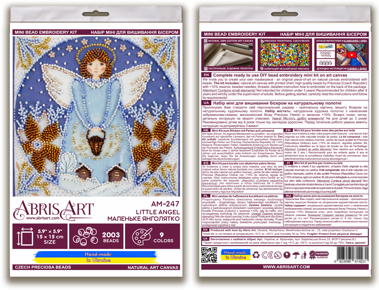 Little Angel Bead Embroidery