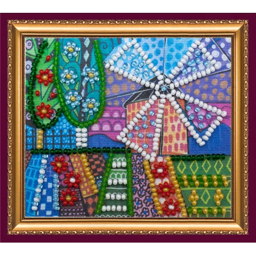 Amsterdam Bead Embroidery Magnet