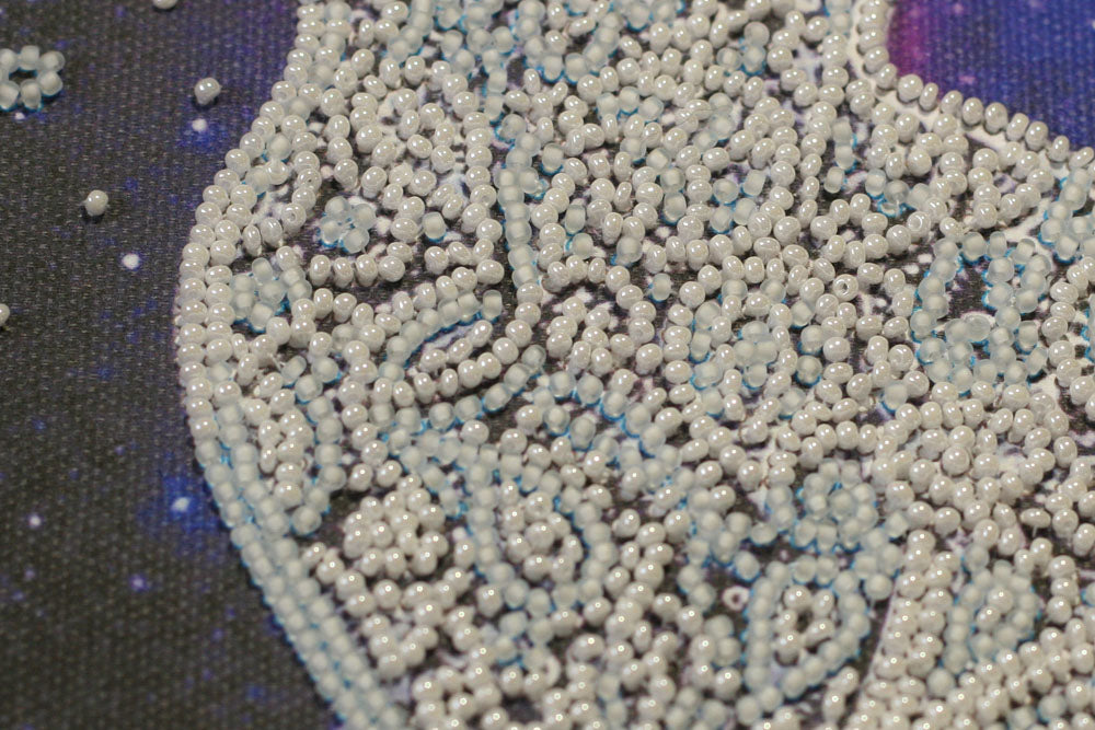 Star Cat Bead Embroidery