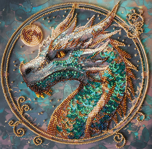 Breath of Fire Bead Embroidery