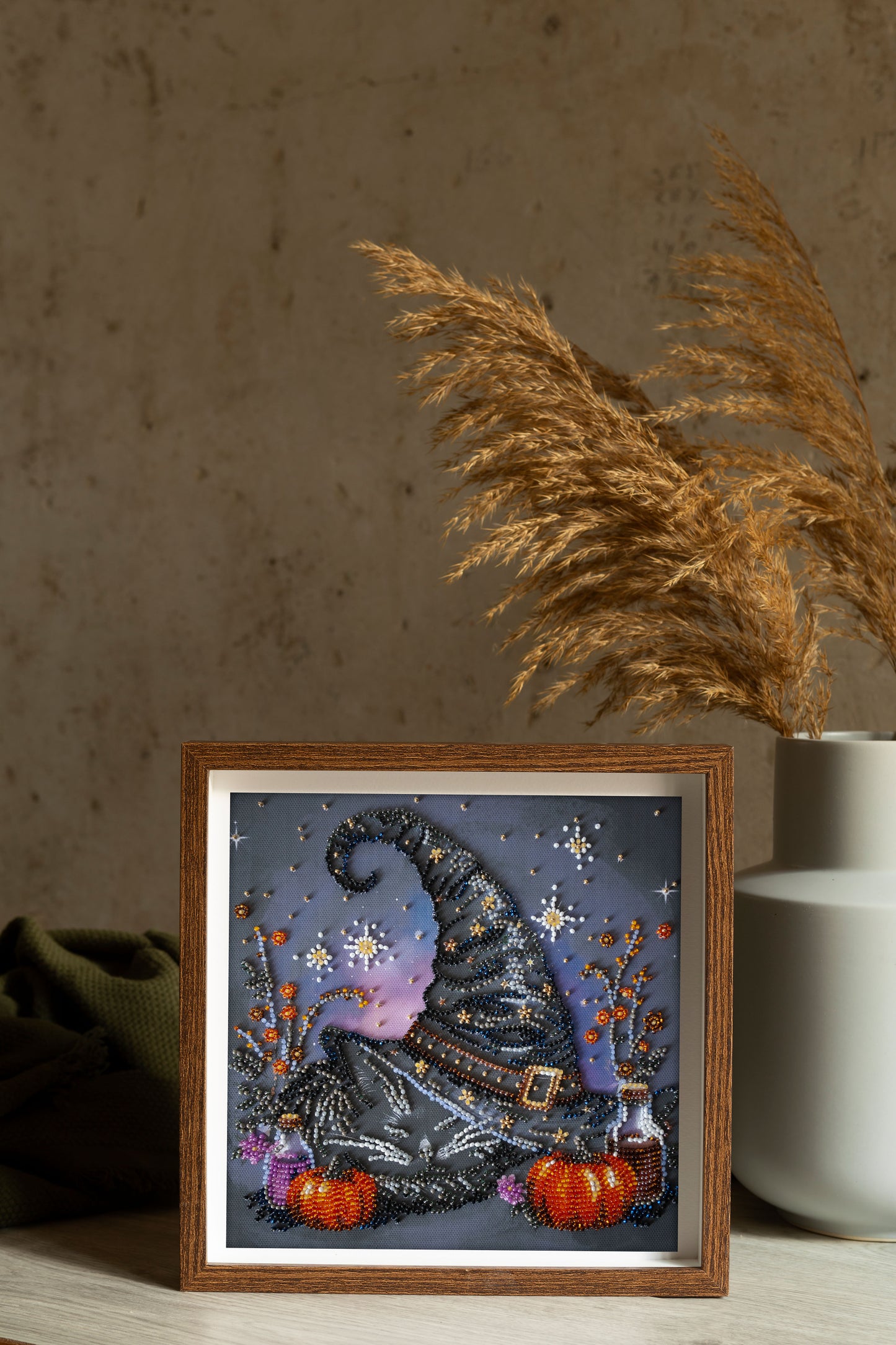 Dream of the Witch Black Kitty Bead Embroidery