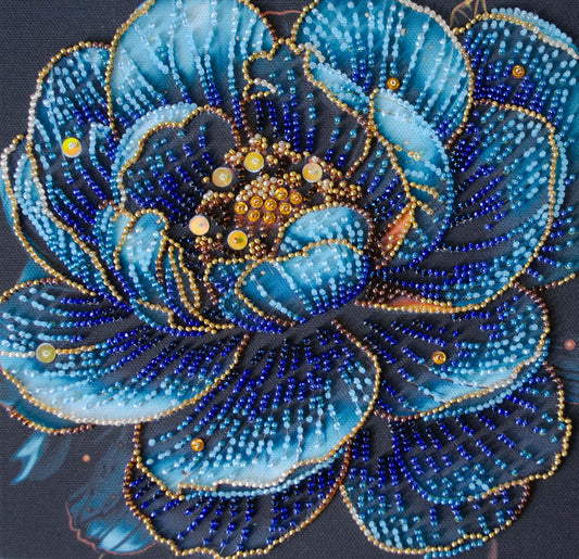 Royal Bloom Bead Embroidery