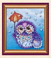 Owl3 Mini Bead Embroidery