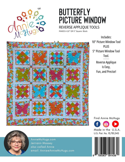 Butterfly Picture Window Reverse Applique Tool – Quilting Cat Crafts