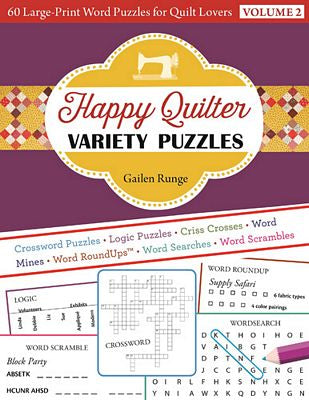 Happy Quilter Variety Puzzle Book Volume 2