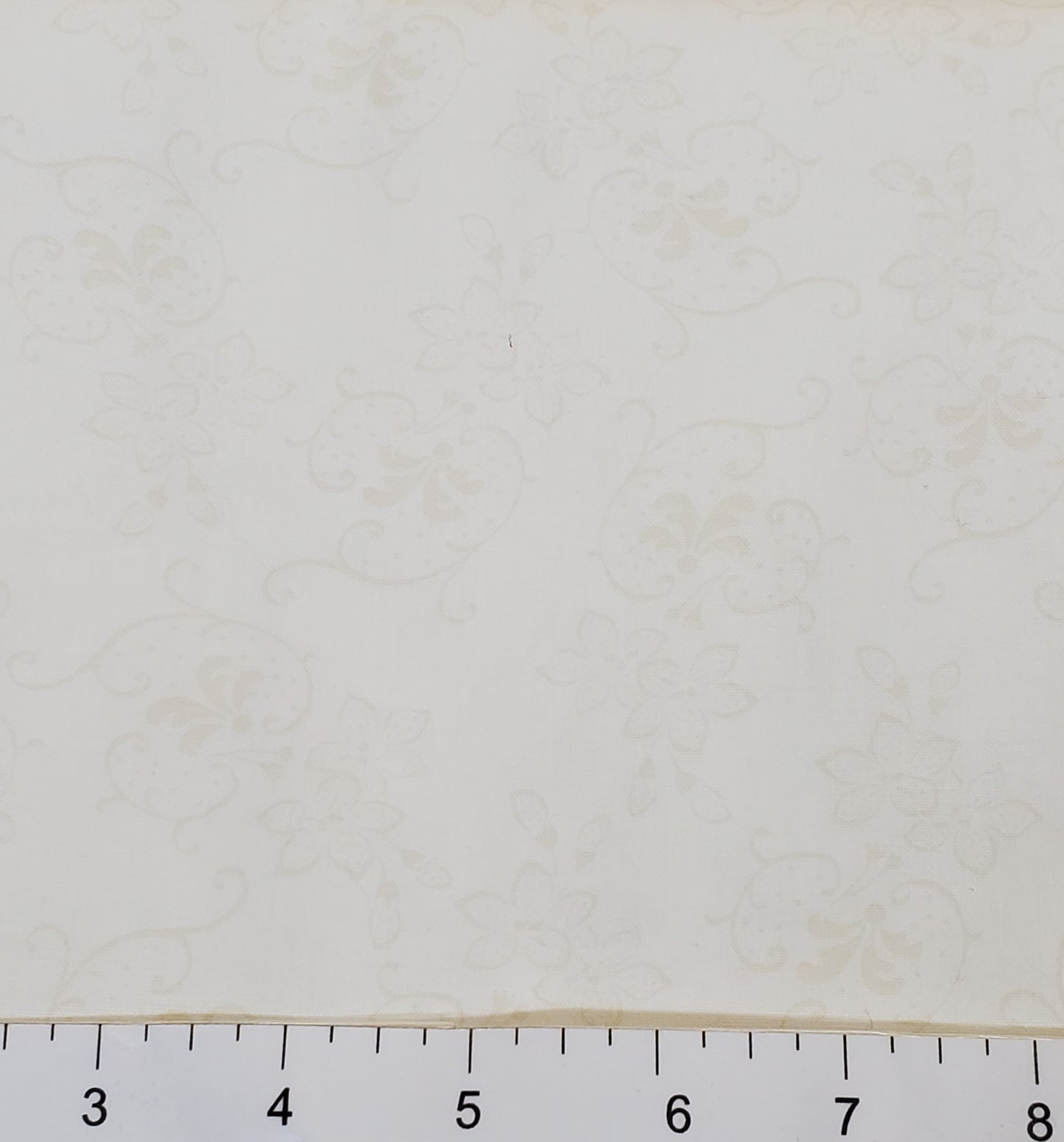 Stitches Stripes Scroll Cream