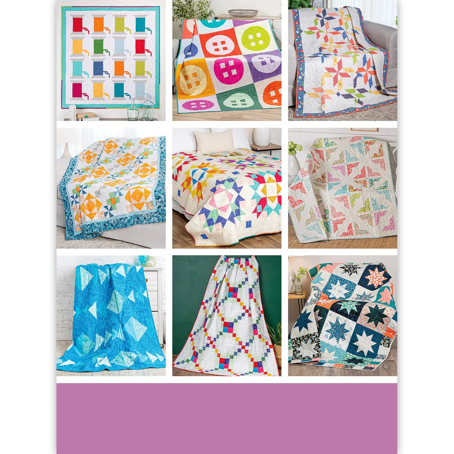 Fun Fat Quarter Quilts for Spring Pattern Book