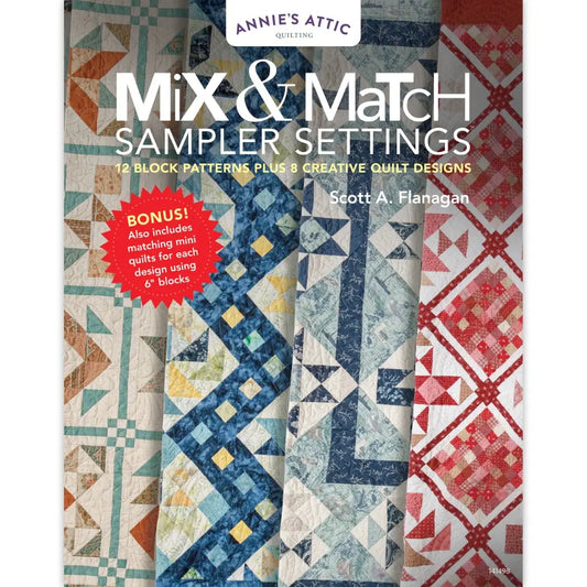 Mix and Match Sampler Settings Quilt Pattern Book