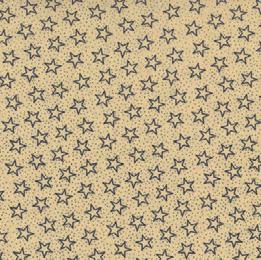 Quilt Back - 108" - Patriotic Print #35 Antique Blue