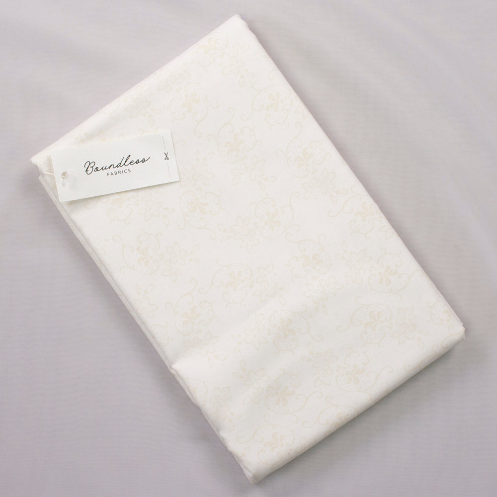 Stitches Stripes Scroll Cream