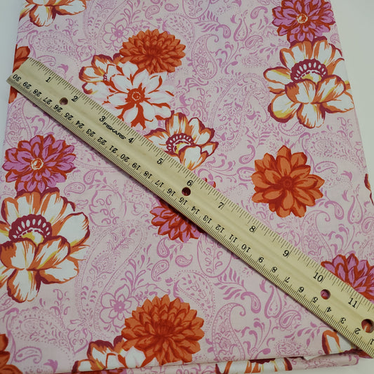 Hey Dahlia Floral Paisley Pink