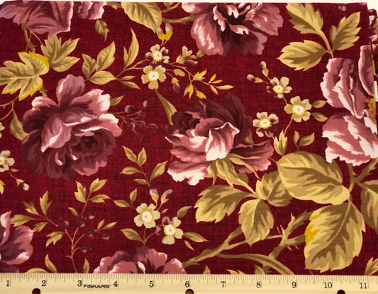 Heritage Home Main Floral Red