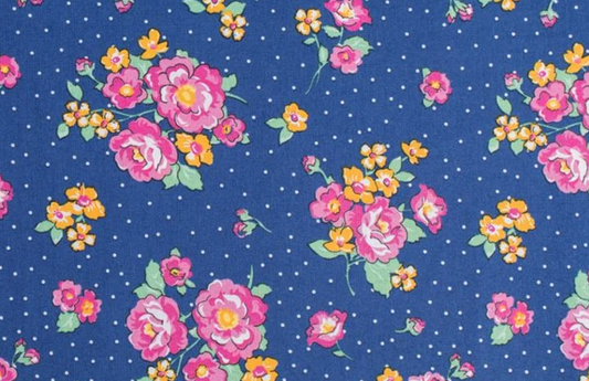 Lily and Loom Cute as a Blossom Floral Blue
