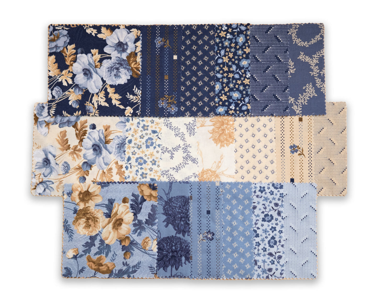 Charm Pack - Boundless Blue Belle Collection - 5 in x 5 in